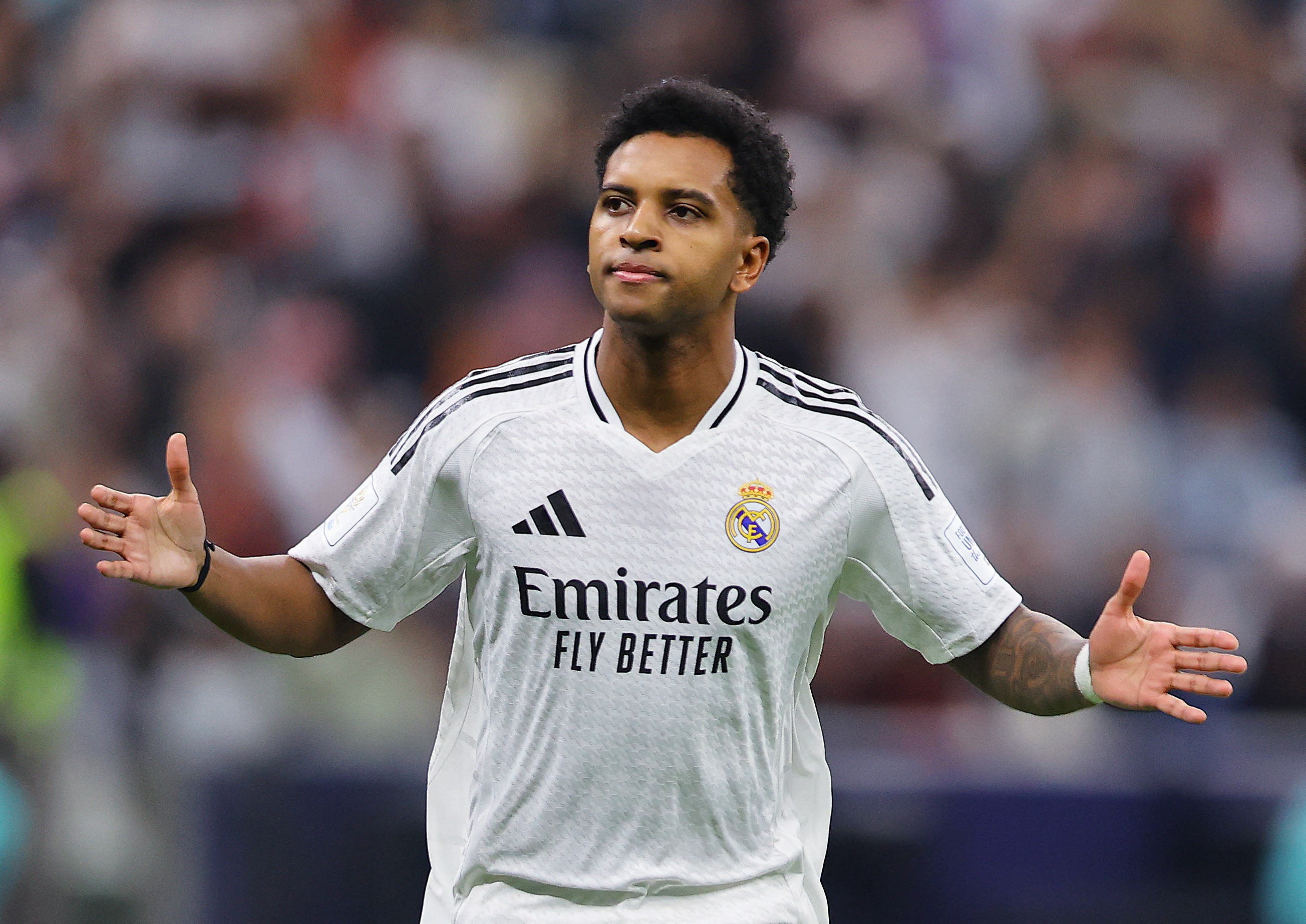 Rodrygo in Arsenal kit concept